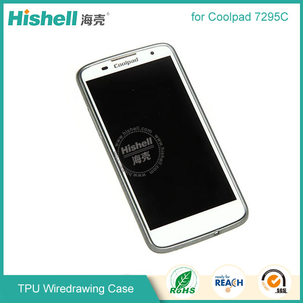 TPU Wiredrawing Phone Case for Cooplad 7295C