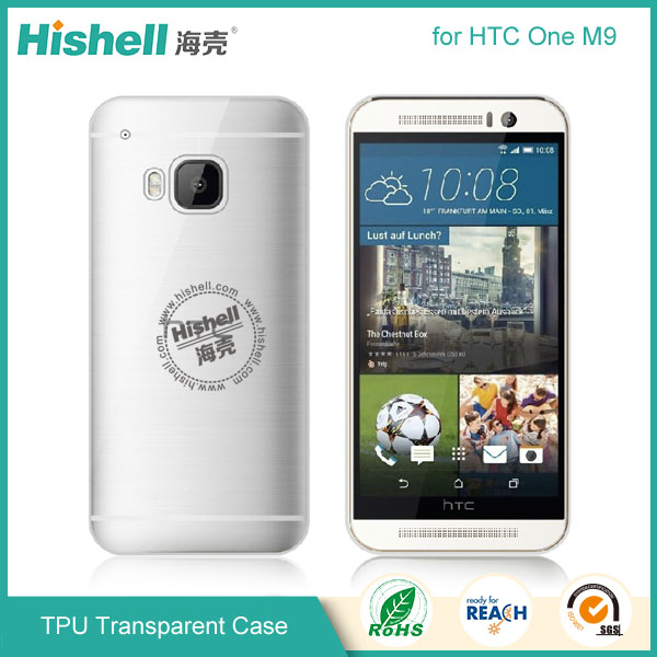 TPU Transparent Mobile Phone Case for HTC M9