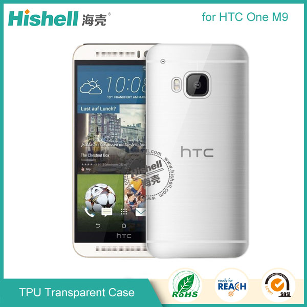 TPU Transparent Mobile Phone Case for HTC M9