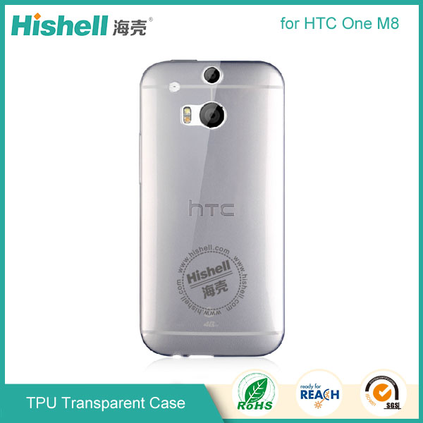 TPU Transparent Phone Case for HTC One M8