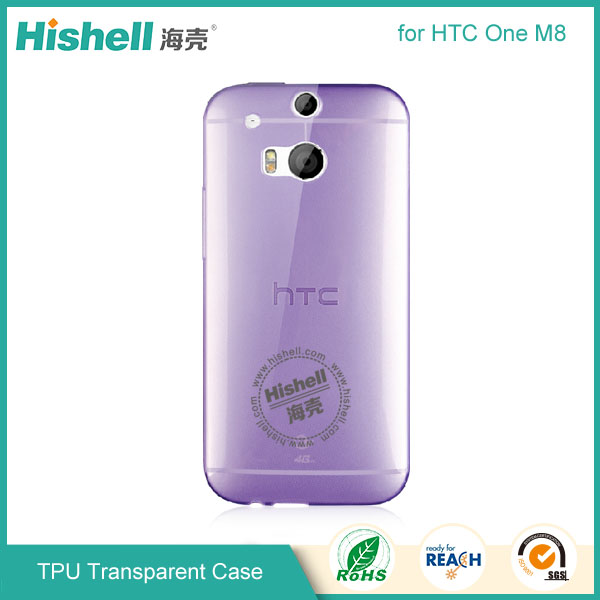 TPU Transparent Phone Case for HTC One M8