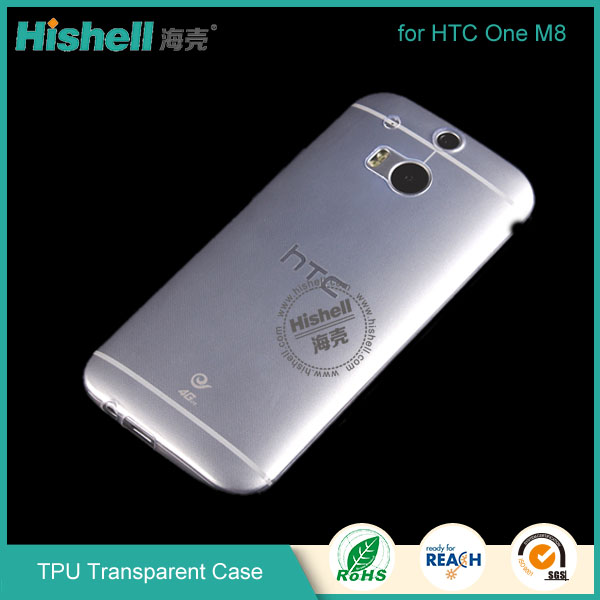 TPU Transparent Phone Case for HTC One M8