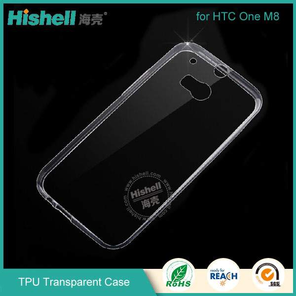 TPU Transparent Phone Case for HTC One M8