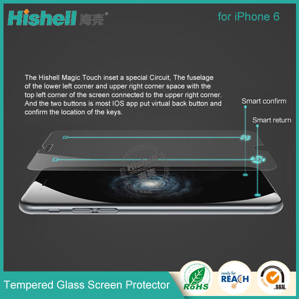 Smart Tempered Glass screen protector for iPhone 6