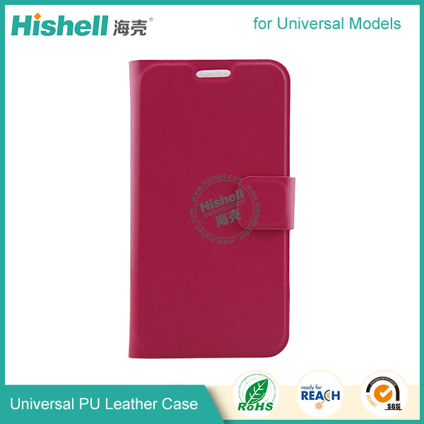 Universal PU Leather Phone Case without stiching line  for all brand phone