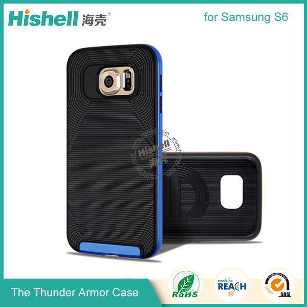 Fashionable Thunder Armor Phone Case for Samsung S6