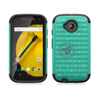 3 in 1 Diamond Combo Flip Cover for Motorola Moto E2