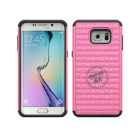 3 in 1 Diamond Combo Flip Cover for Samsung S6 Edge