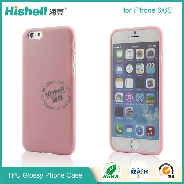 TPU Glossy Mobile Phone Case for iPhone 6