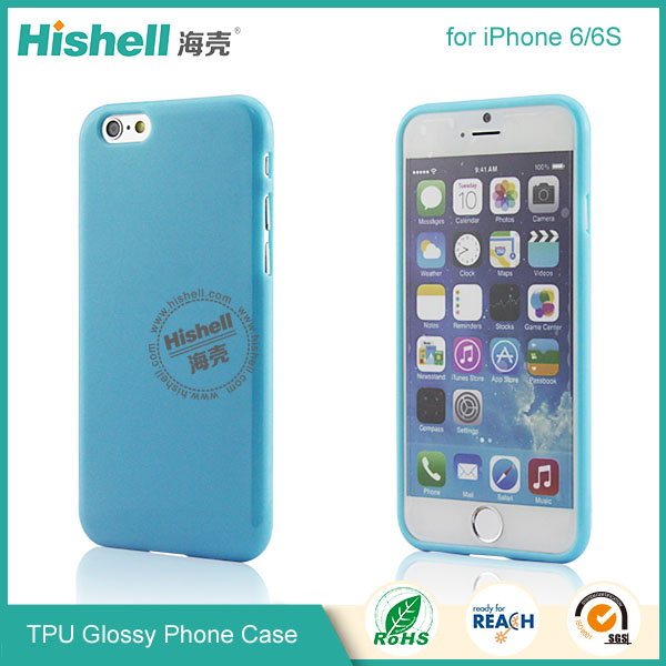 TPU Glossy Mobile Phone Case for iPhone 6