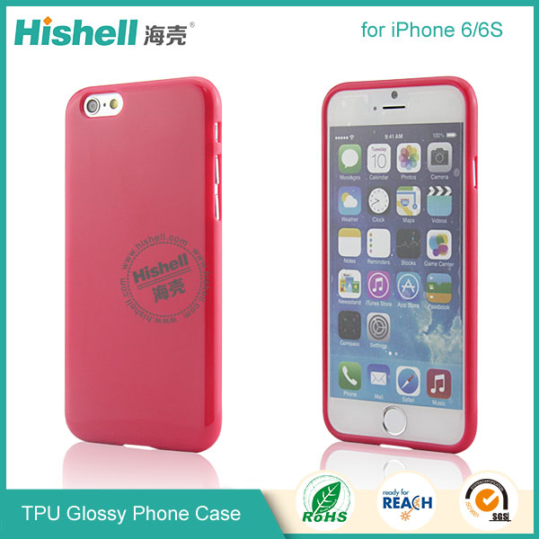 TPU Glossy Mobile Phone Case for iPhone 6