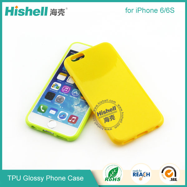 TPU Glossy Mobile Phone Case for iPhone 6