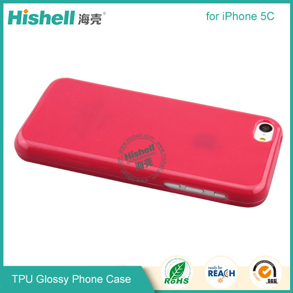 TPU Gloosy Mobile Phone Case for iPhone 5C