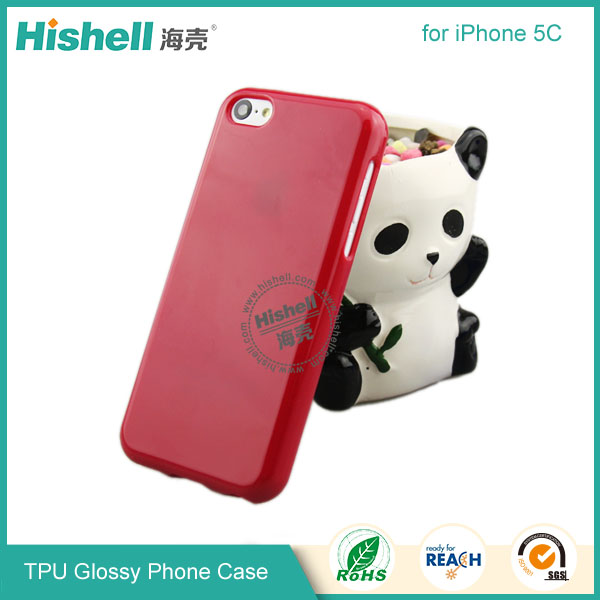 TPU Gloosy Mobile Phone Case for iPhone 5C