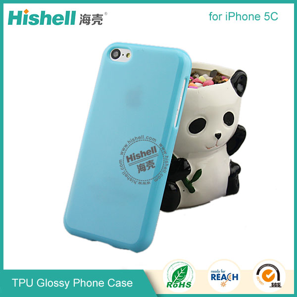 TPU Gloosy Mobile Phone Case for iPhone 5C