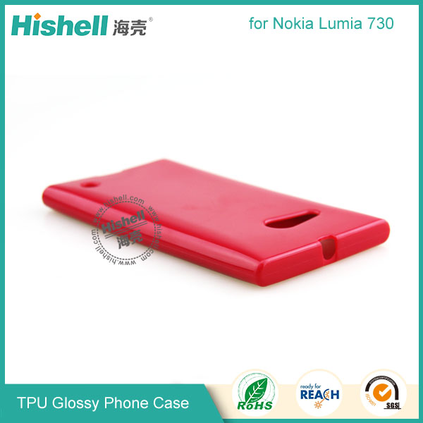 TPU Gloosy Mobile Phone Case for Microsoft Lumia 730