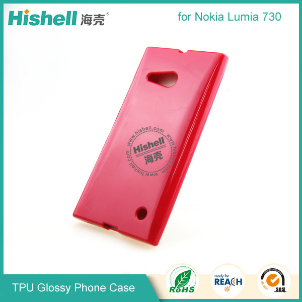 TPU Gloosy Mobile Phone Case for Microsoft Lumia 730