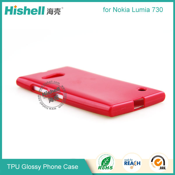 TPU Gloosy Mobile Phone Case for Microsoft Lumia 730