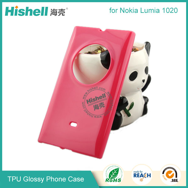 TPU Gloosy Mobile Phone Case for Nokia Lumia 1020