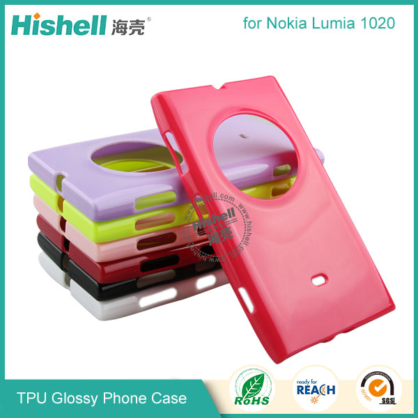 TPU Gloosy Mobile Phone Case for Nokia Lumia 1020