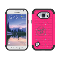 3 in 1 Diamond Combo Flip Cover for Samsung Galaxy S6 Active