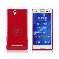 TPU Gloosy Mobile Phone Case for Sony Xperia C3