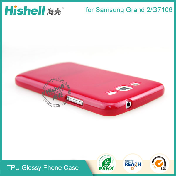 TPU Gloosy Mobile Phone Case for Samsung Grand 2