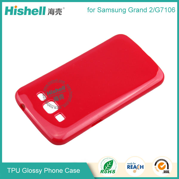 TPU Gloosy Mobile Phone Case for Samsung Grand 2