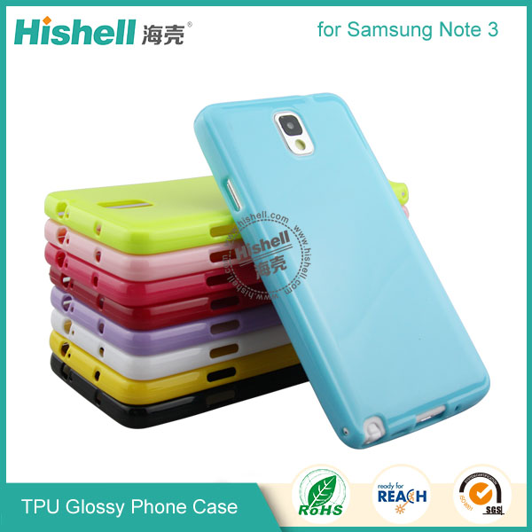 TPU Gloosy Mobile Phone Case for Samsung Note 3