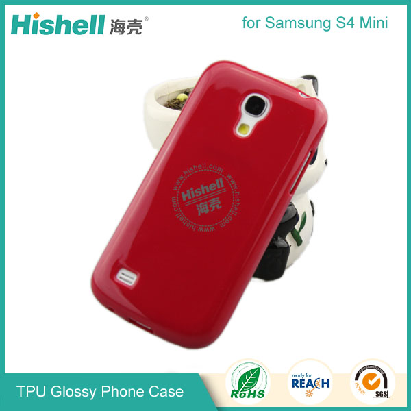 TPU Gloosy Mobile Phone Case for Samsung  S4 Mini