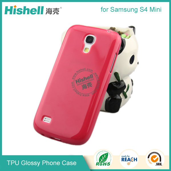 TPU Gloosy Mobile Phone Case for Samsung  S4 Mini