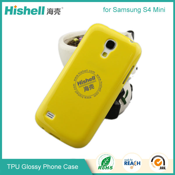 TPU Gloosy Mobile Phone Case for Samsung  S4 Mini