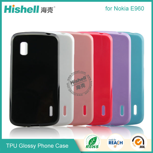 TPU Gloosy Mobile Phone Case for Nokia E960