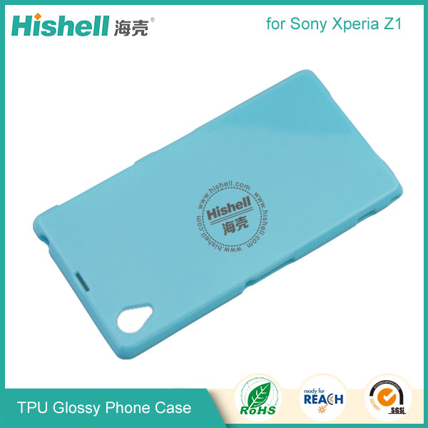 TPU Gloosy Mobile Phone Case for Sony Z1