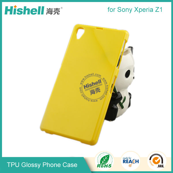 TPU Gloosy Mobile Phone Case for Sony Z1