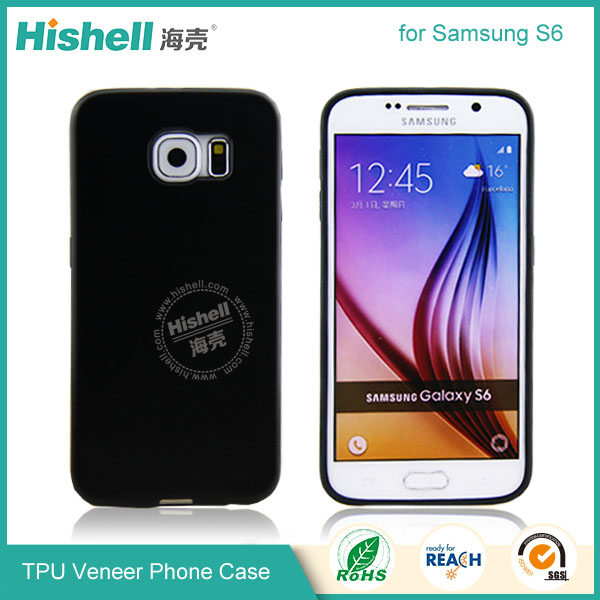 TPU Veneer CellPhone Case for Samsung S6