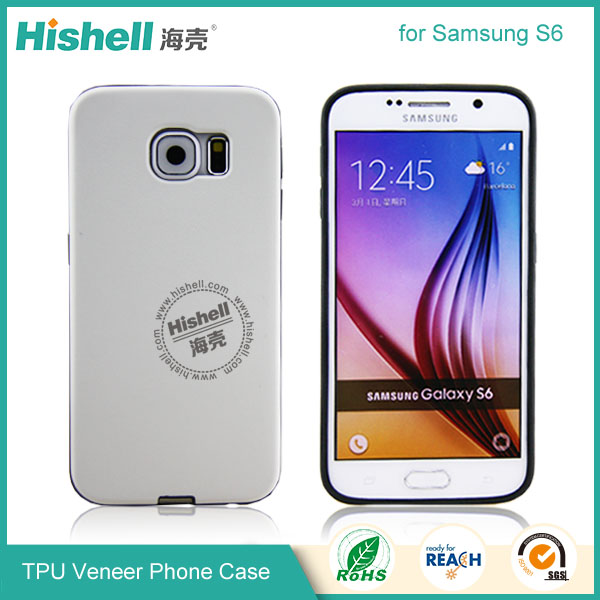 TPU Veneer CellPhone Case for Samsung S6