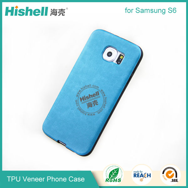 TPU Veneer CellPhone Case for Samsung S6