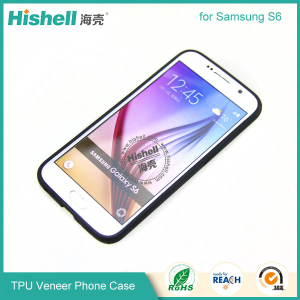 TPU Veneer CellPhone Case for Samsung S6