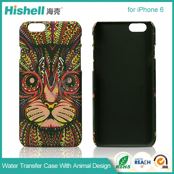 Hydrographics Transfer Printing PC Hardness Mobile Phone Case for iPhone 6
