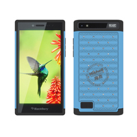 3 in 1 Diamond Combo Flip Cover for Blackberry Leap