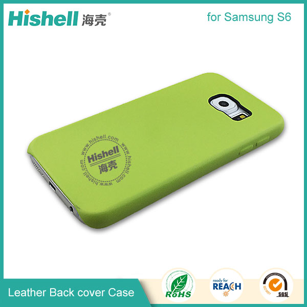 High Quality PU Leather 3 side Back Case for Samsung S6