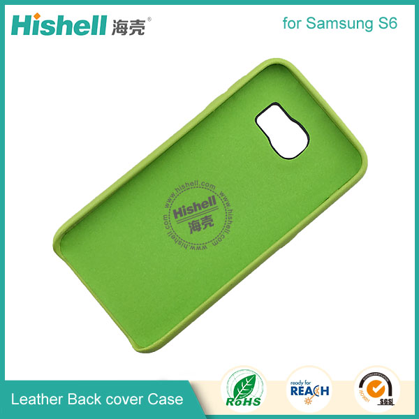 High Quality PU Leather 3 side Back Case for Samsung S6