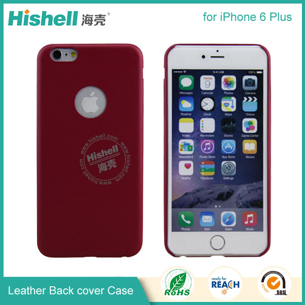 High Quality PU Leather 2 side Back Case for iPhone 6 plus