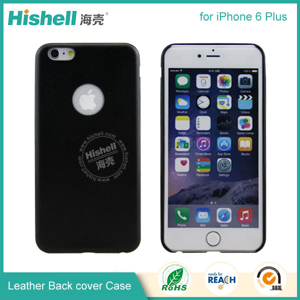 High Quality PU Leather 2 side Back Case for iPhone 6 plus