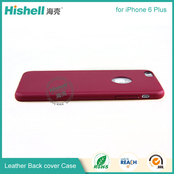 High Quality PU Leather 2 side Back Case for iPhone 6 plus