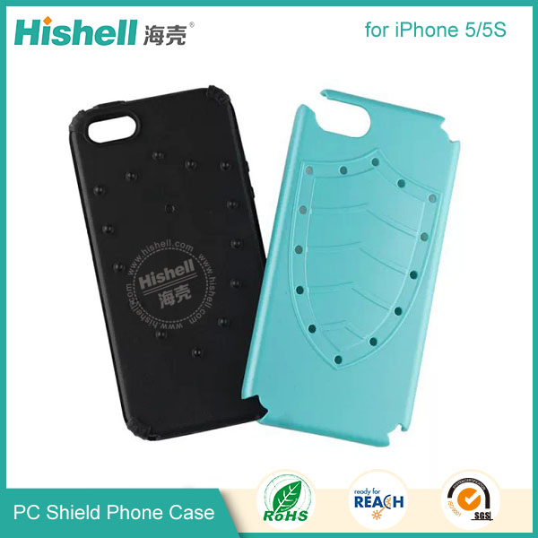 PC and TPU Shield Type Combo Mobile Phone Case for iPhone 5