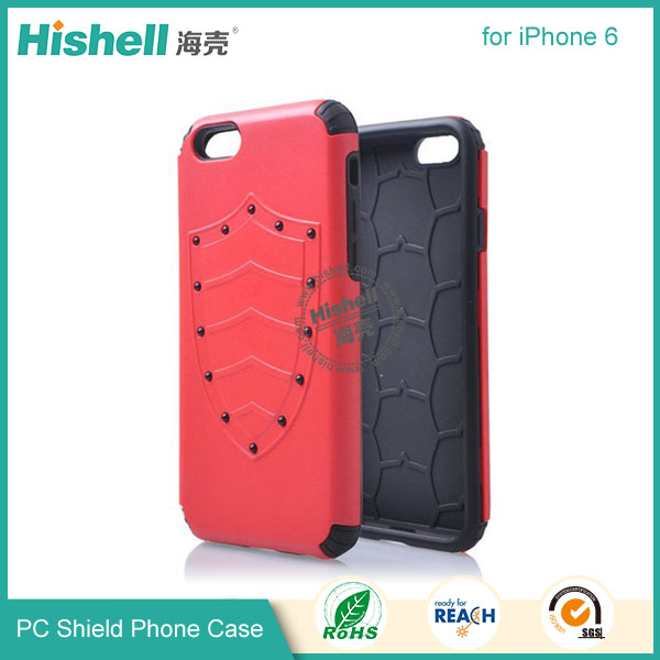 PC and TPU Shield Type Combo Mobile Phone Case for iPhone 6