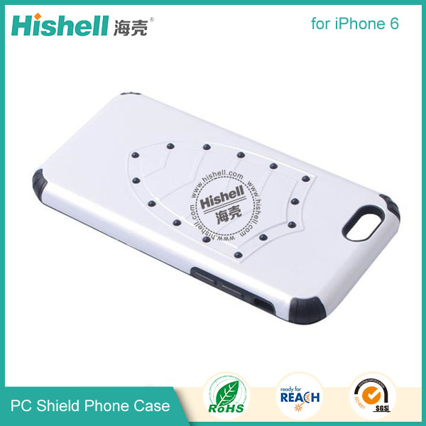 PC and TPU Shield Type Combo Mobile Phone Case for iPhone 6