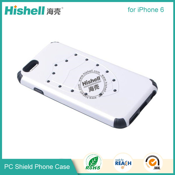 PC and TPU Shield Type Combo Mobile Phone Case for iPhone 6
